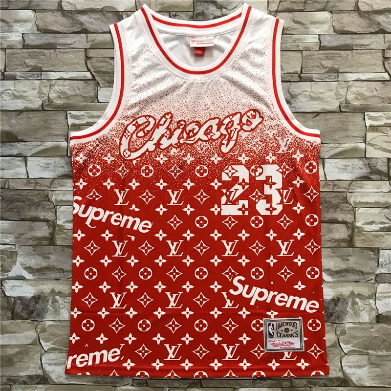 Men Chicago Bulls 23 Jordan Red Heat transfer 2021 NBA Jersey